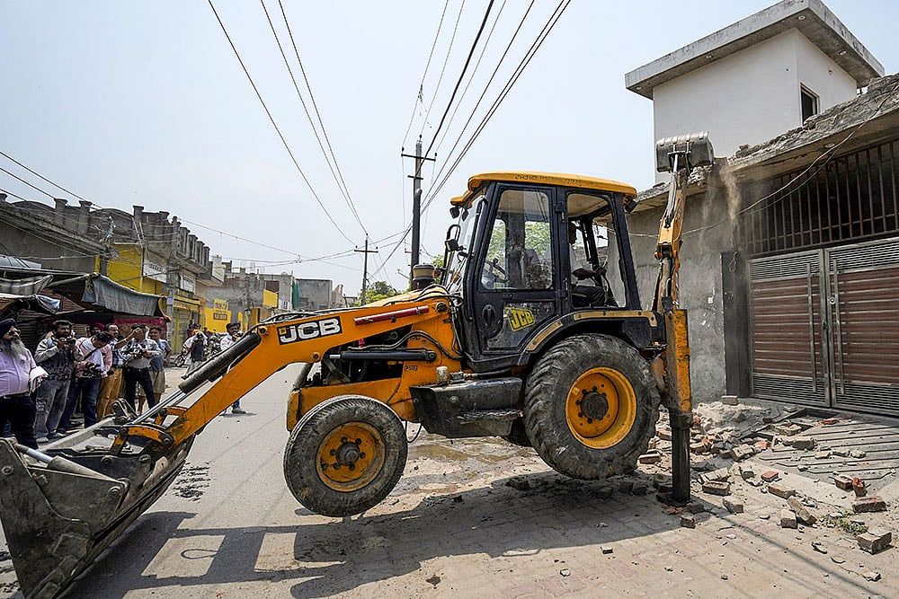 Demolition of Sunny Gullas house in Amritsar