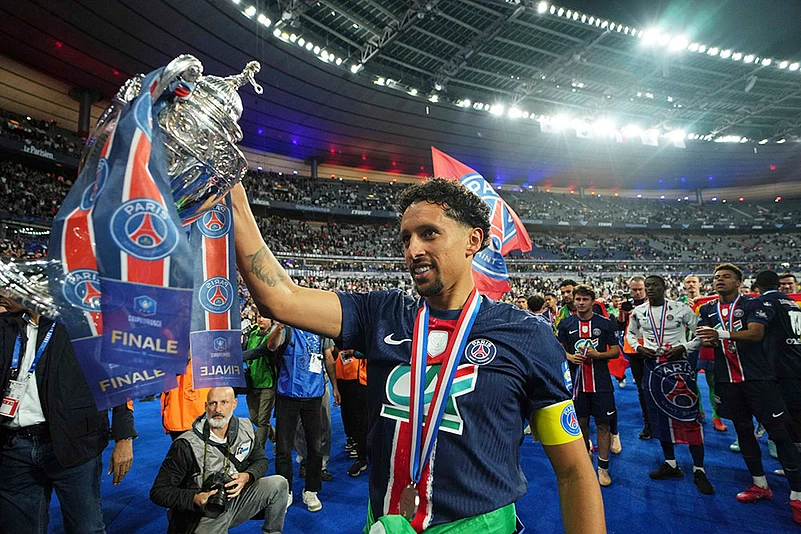 Coupe de France Final 2024-25 Paris Saint-Germain vs Stade De Reims: Marquinhos