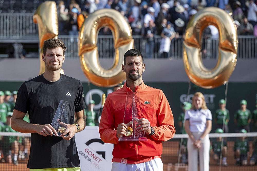 Switzerland Tennis Geneva Open Final Novak Djokovic Vs Hubert Hurkacz_2