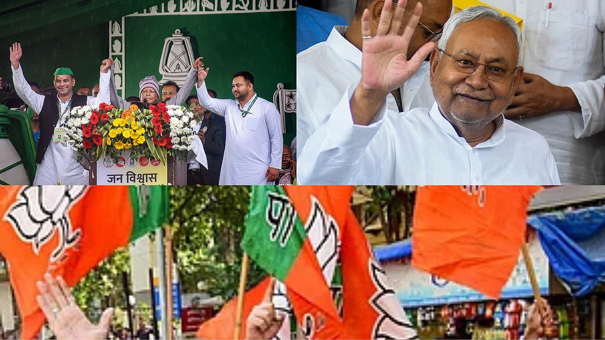 BJP, JDU Slams Lalu Yadav Over Tej Pratap's Ouster, Cite Aishwarya Rai Row - | PTI/File