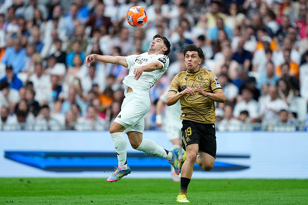 Spanish Soccer La liga RMA Vs RSO football match: Brahim Diaz