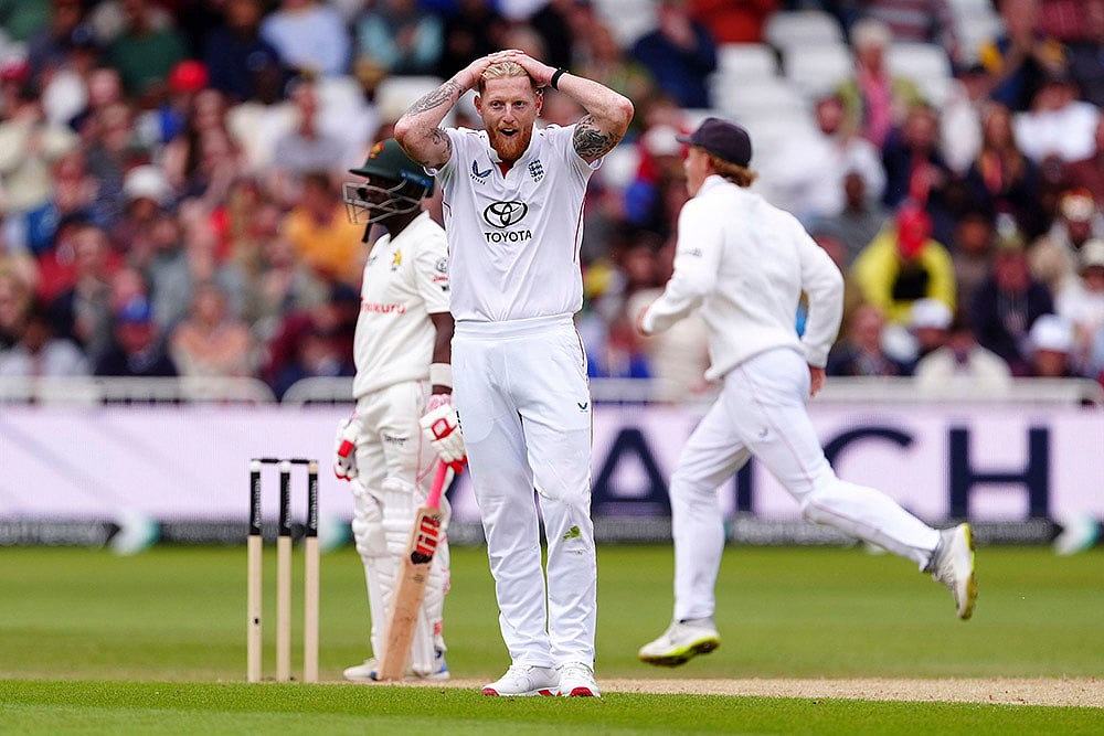 England vs Zimbabwe One-Off Test Cricket Day 3 at Trent Bridge, Nottingham: Ben Stokes