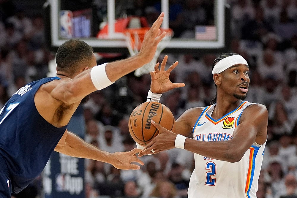 NBA Basketball Western Conference finals Timberwolves vs Thunder: Shai Gilgeous-Alexander