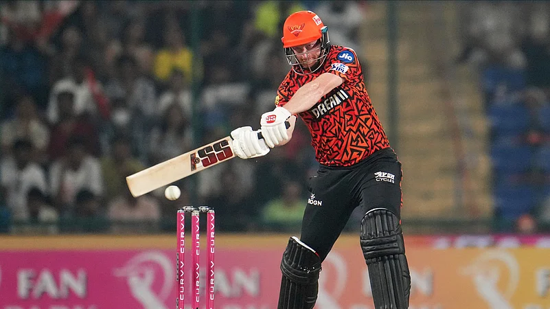 Sunrisers Hyderabads Heinrich Klaasen plays a shot during the IPL. AP