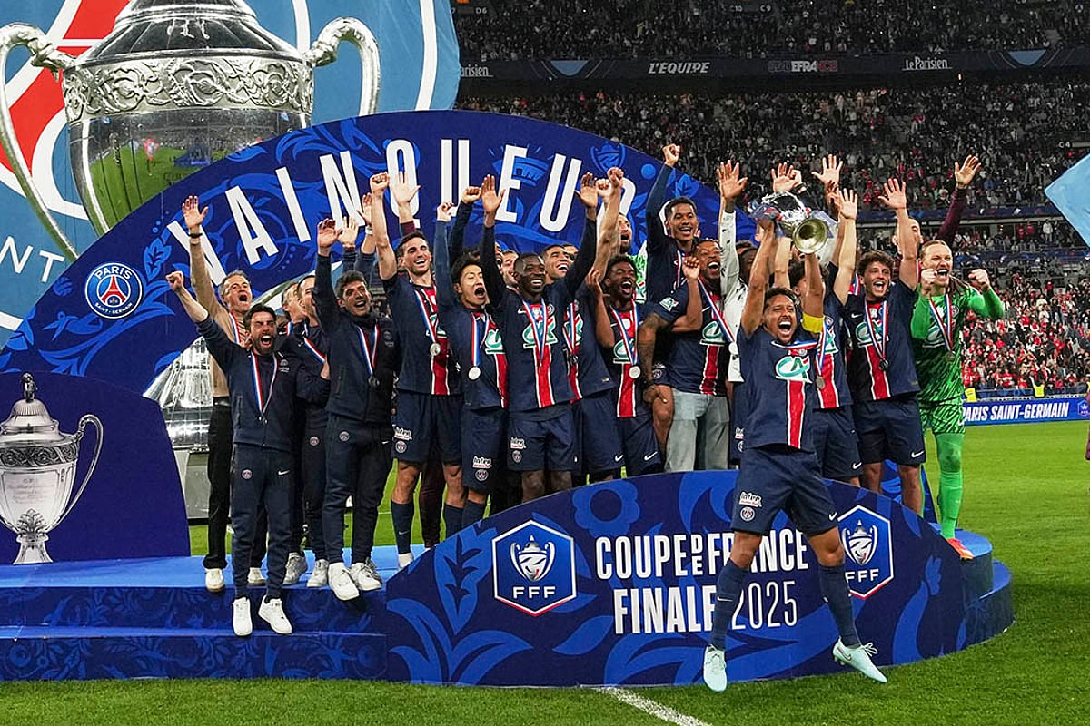 Coupe de France Final 2024-25 Paris Saint-Germain vs Stade De Reims pics