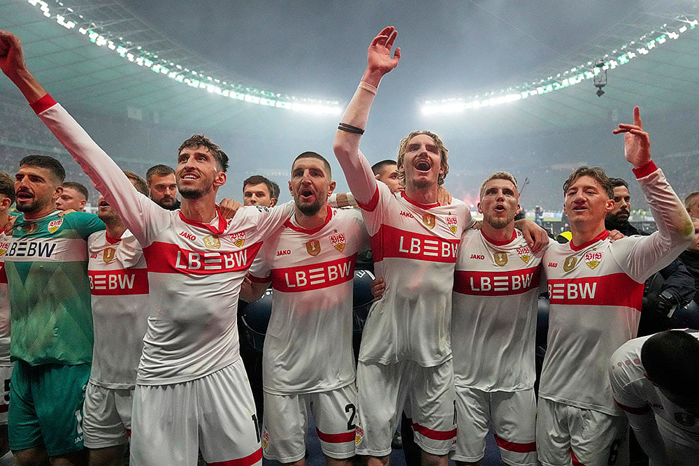 Germany Soccer Cup DFB-Pokal Final Arminia Bielefeld vs VfB Stuttgart pics