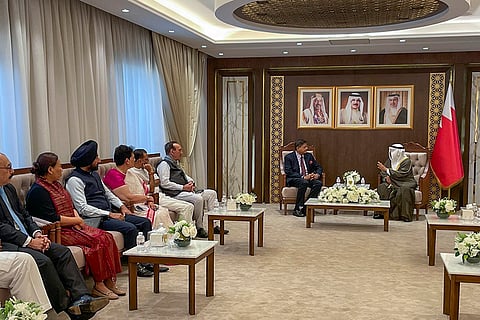 Multi-party delegation in Bahrain