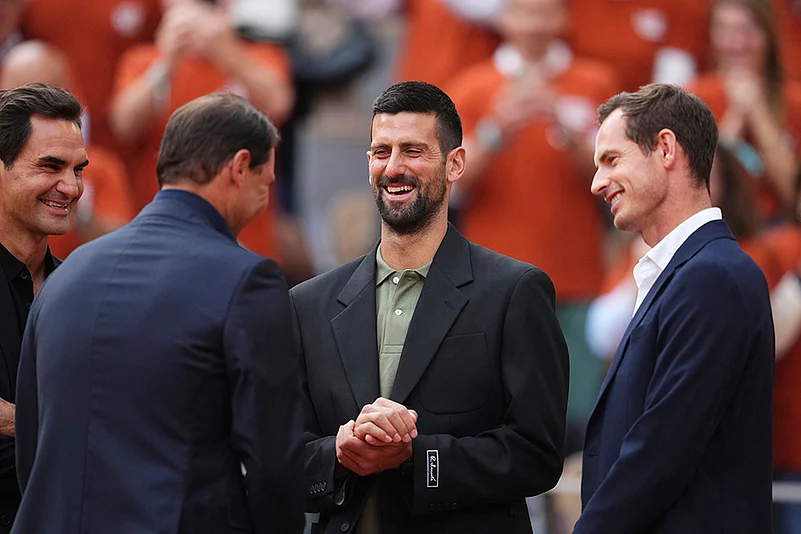 French Open 2025 Rafael Nadal Farewell Ceremony at Roland-Garros stadium_Novak Djokovic