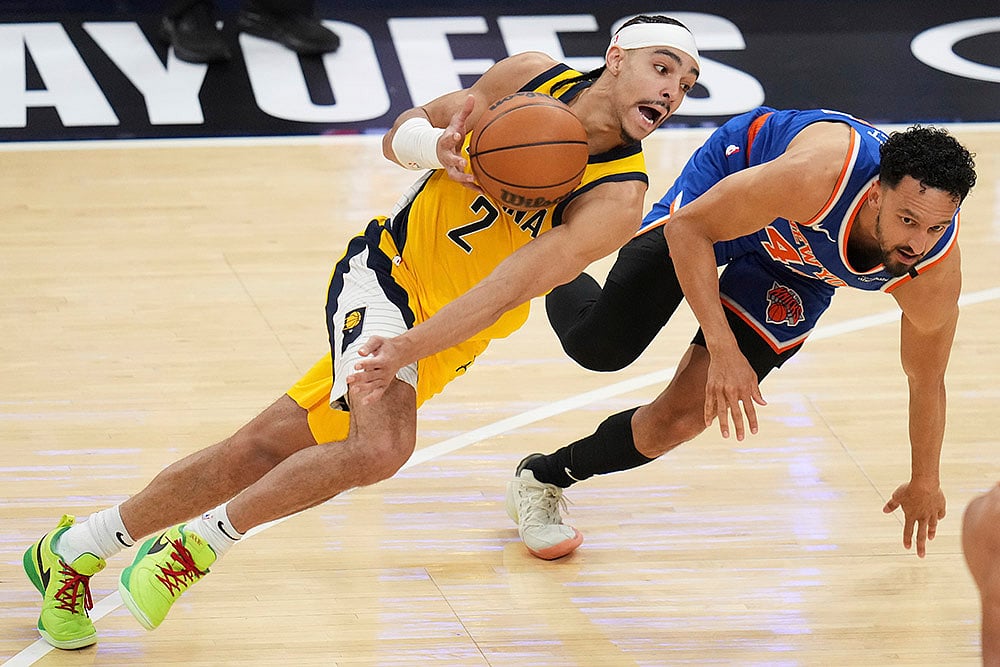 NBA basketball Eastern Conference finals playoffs Game 3 pics_Andrew Nembhard