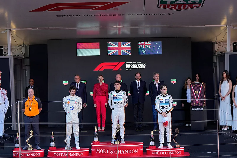 Formula One Monaco Grand Prix race 2025 photos: Lando Norris