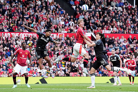 English Premier League Soccer Match: Aston Villa vs Manchester United