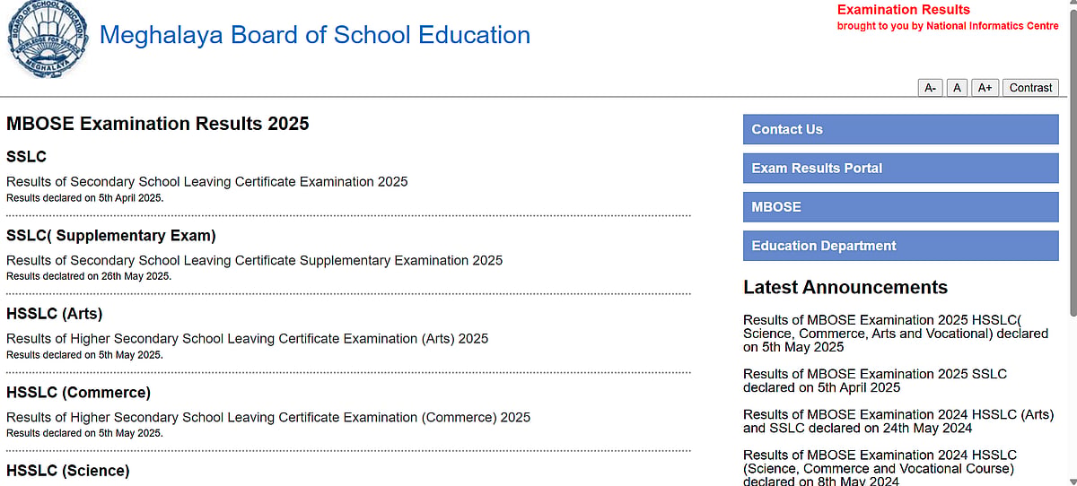 | Screengrab from X | : MBOSE SSLC Supplementary Result 2025 Out