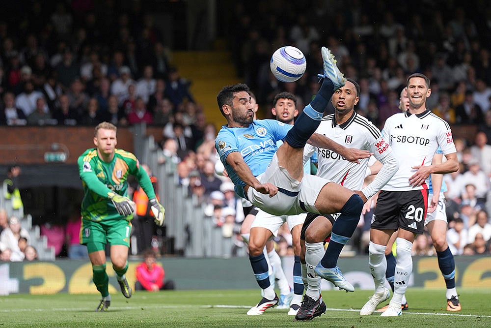 English Premier League Soccer Match: Manchester City vs Fulham