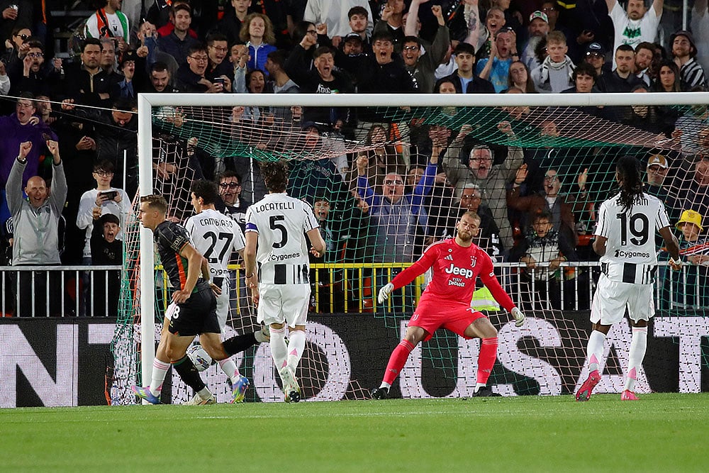 Italy Soccer Serie A Venezia vs Juventus match photo: Daniel Fila