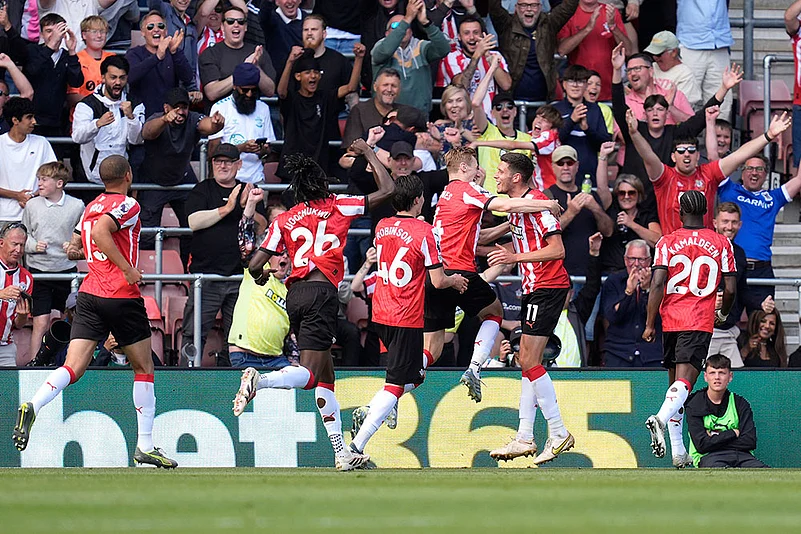 English Premier League Soccer Match: Arsenal vs Southampton