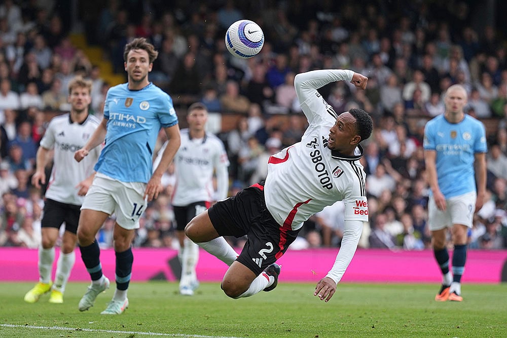 English Premier League Soccer Match: Fulham vs Manchester City