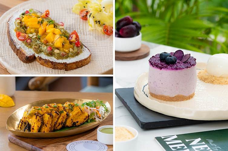Blueberry Pastry and some dishes