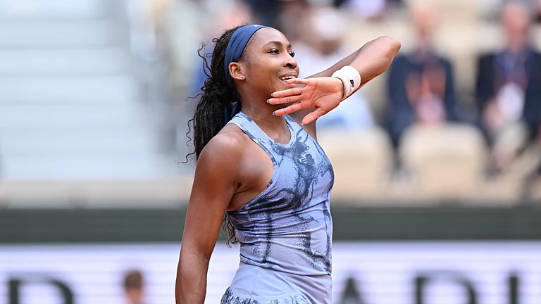 Coco Gauff stormed into round two - null