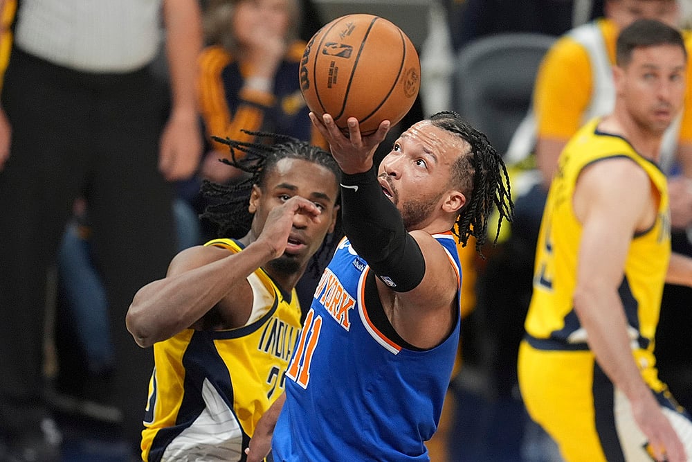 NBA basketball playoffs Eastern Conference finals Game 4 Knicks vs Pacers: Jalen Brunson