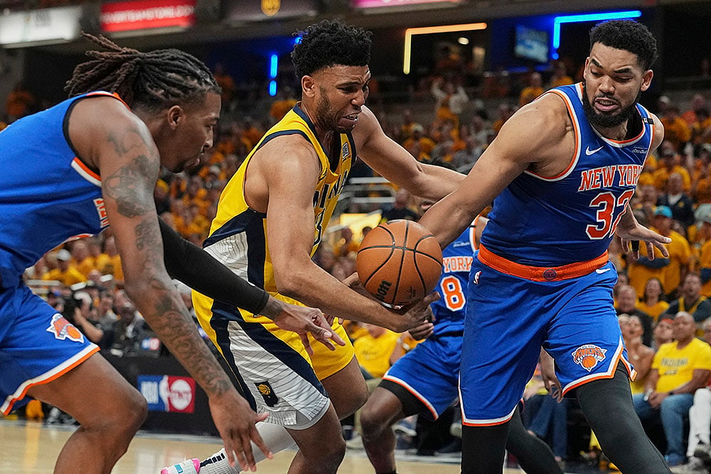 NBA basketball playoffs Eastern Conference finals Game 4 Knicks vs Pacers: Tony Bradley