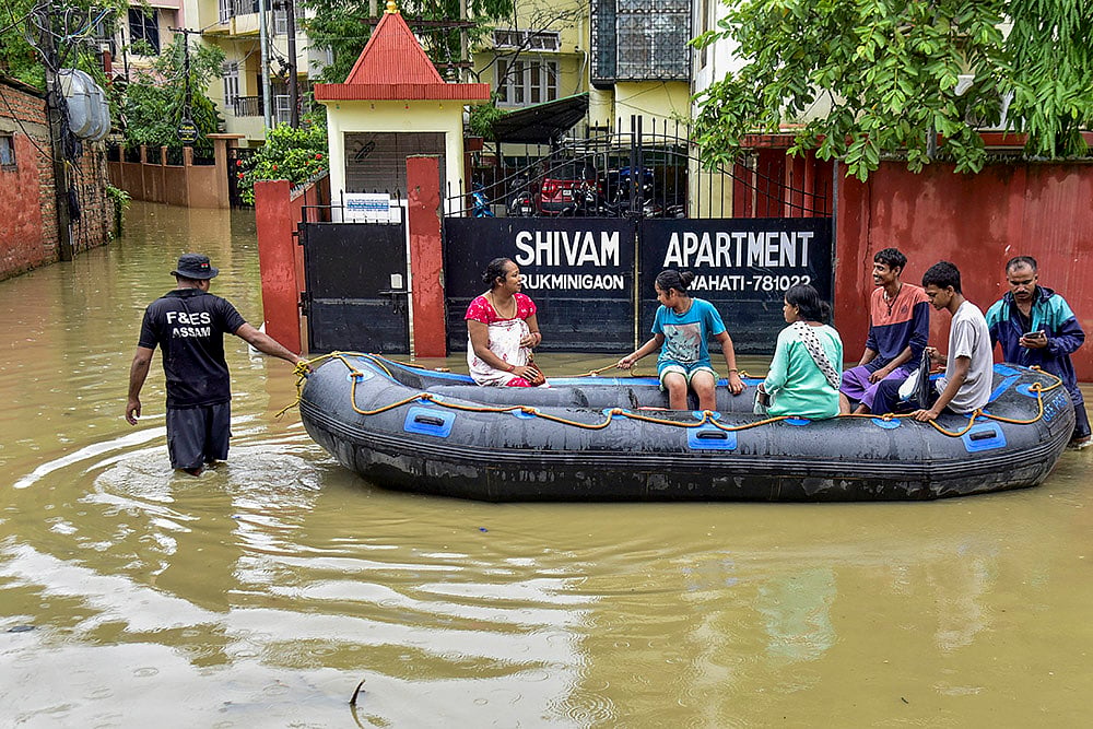 Rainfall in Guwahati