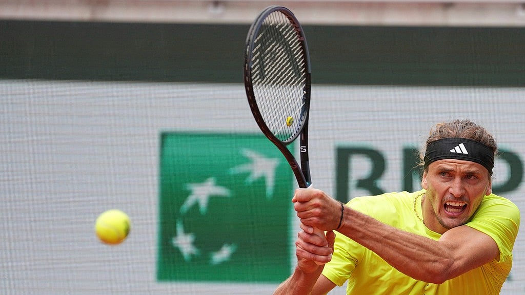 AP : Alexander Zverev beat America's Learner Tien in the French Open 2025 first round.