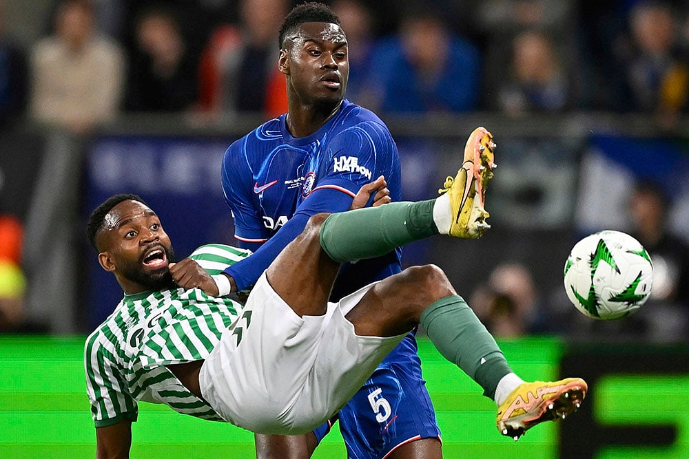 Poland Soccer Europa Conference League Final Real Betis vs Chelsea: Cedric Bakambu 