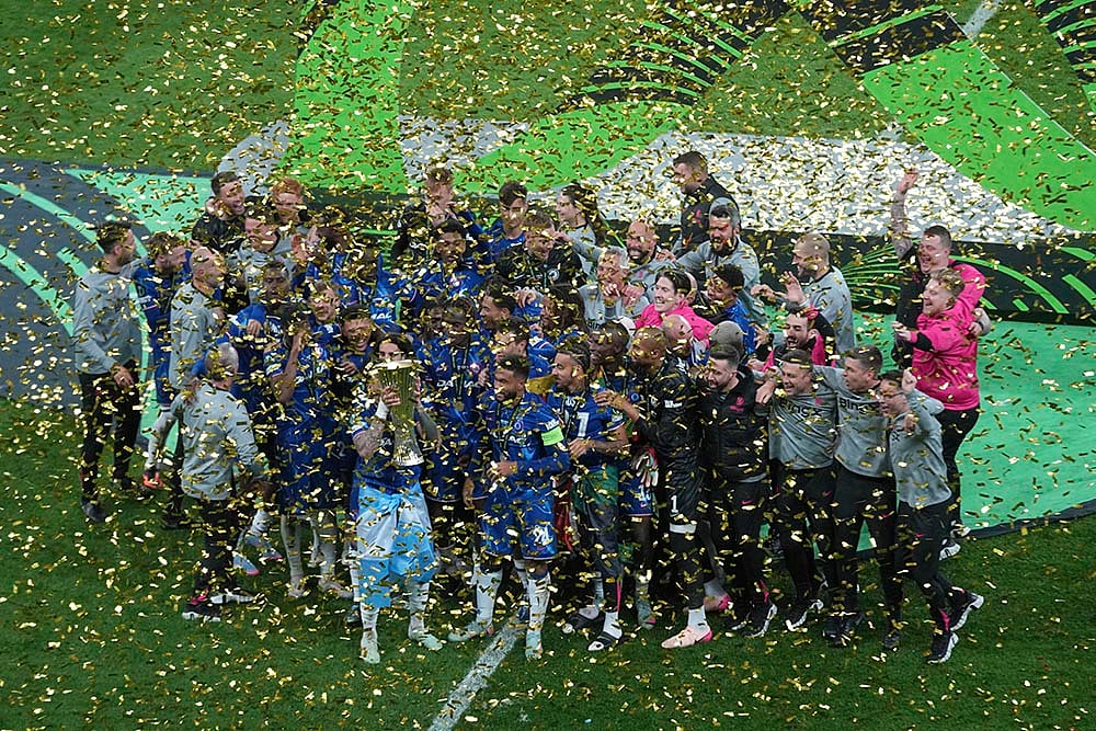 Poland Soccer Europa Conference League Final Real Betis vs Chelsea Enzo Fernandez 