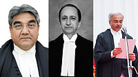 Supreme Court Appoints Three New Judges | X Handle : | Combination image of Justices Vijay Bishnoi(left), Bombay High Court judge Justice(centre) and N.V. Anjaria