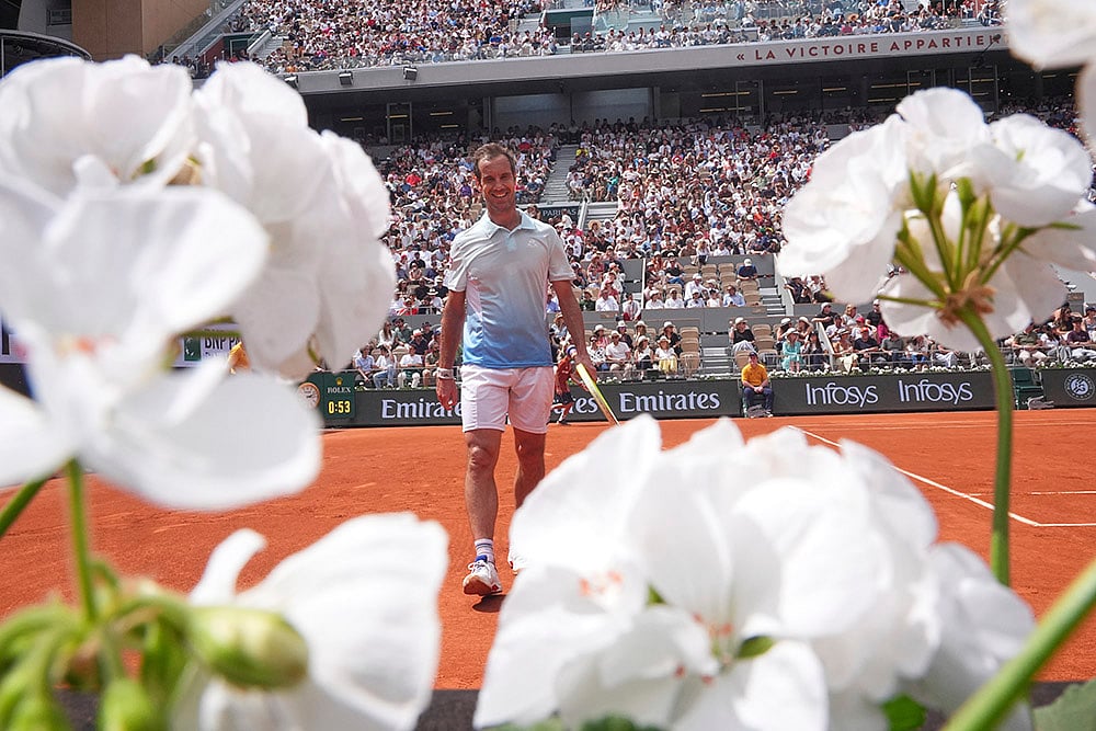 French Open 2025 Second round match Jannik Sinner Vs Richard Gasquet
