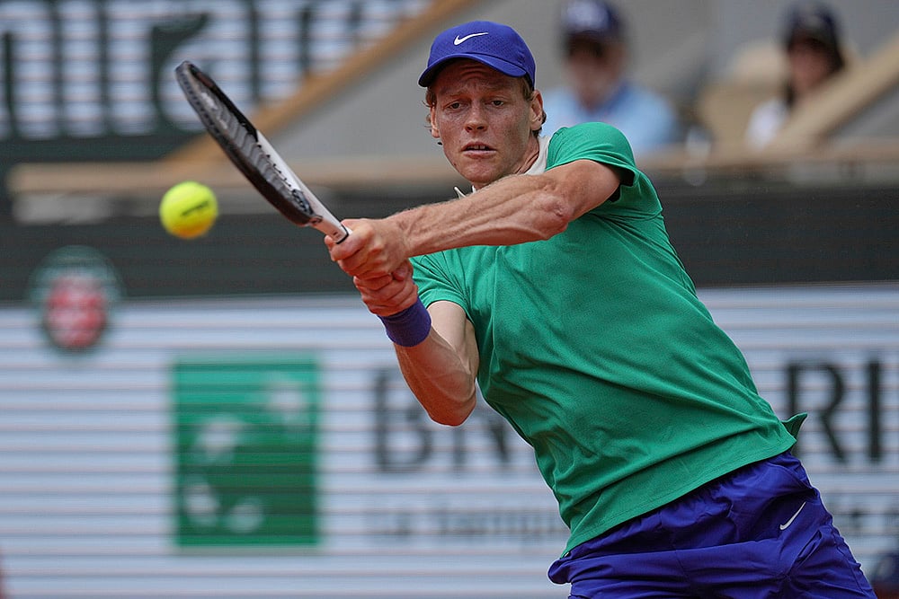 French Open 2025 Second round match Jannik Sinner Vs Richard Gasquet