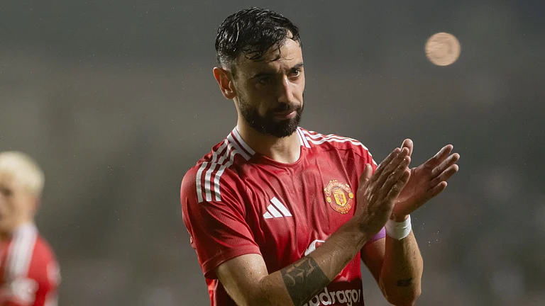Manchester United's Bruno Fernandes - null