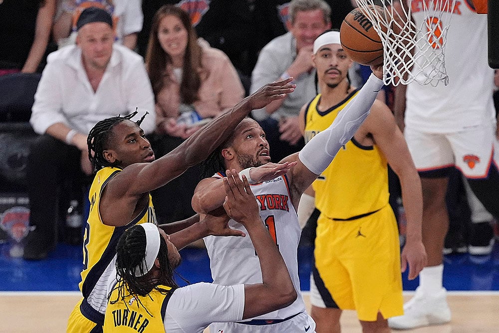 NBA basketball Eastern Conference final game 5 Knicks vs Pacers:  Jalen Brunson 