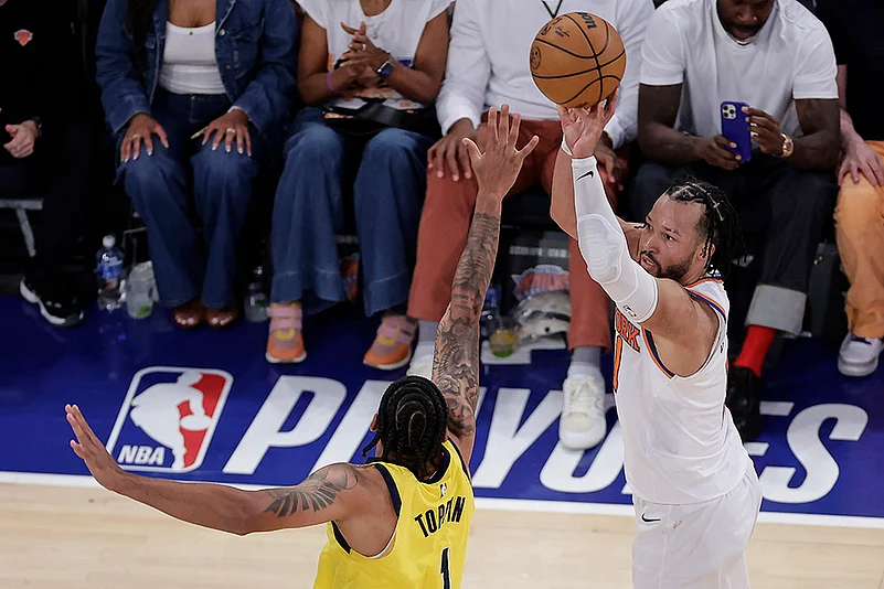 NBA basketball Eastern Conference final game 5 Knicks vs Pacers: Jalen Brunson