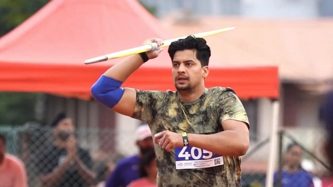 Instagram/@sachin_javelin_ : Javelin thrower Sachin Yadav in action.