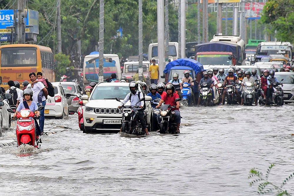 Assam Weather: Waterlogging In guwahati after heavy rainfall