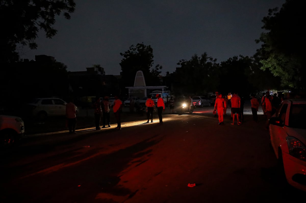 PTI : Blackout drill in Ahmedabad, Gujarat.