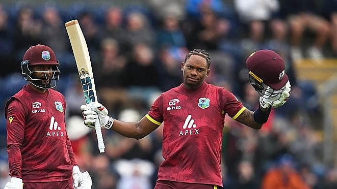 Photo: X | Elamaaran Palanisamy : West Indies batter Keacy Carty.