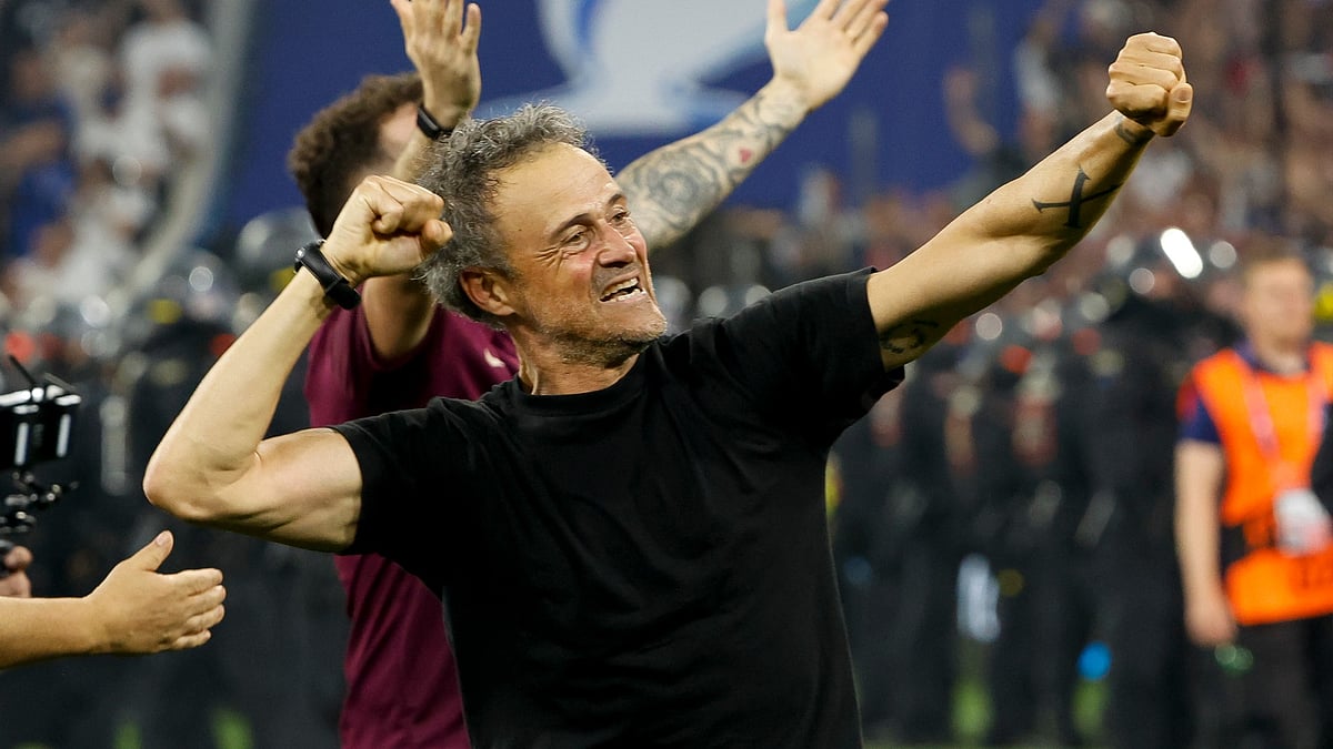 Paris Saint-Germain head coach Luis Enrique