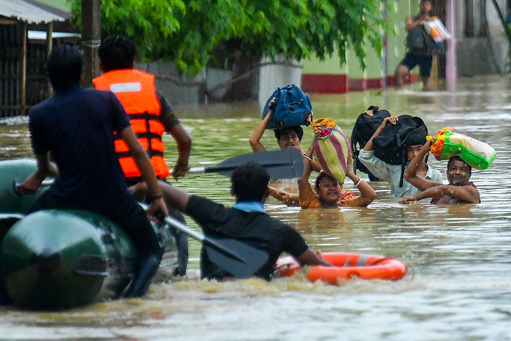 Weather: Floods in Tripura
