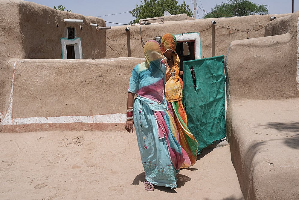India–Pakistan border: Tanot Village, Last Rajasthan border village 