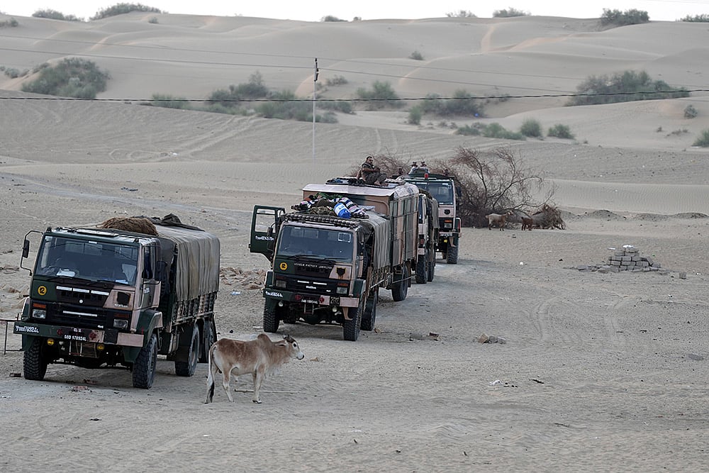 India–Pakistan border: 