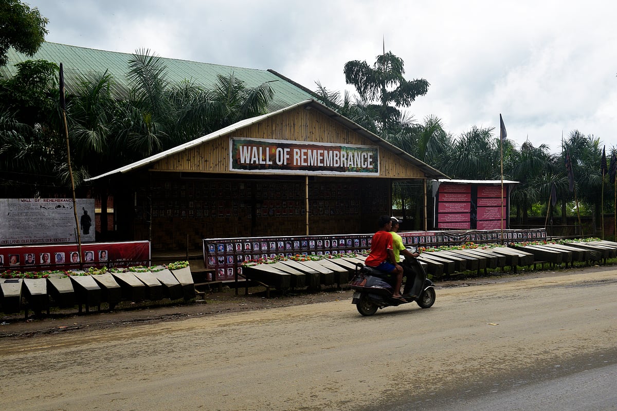Manipur conflict: Wall of remembrance 