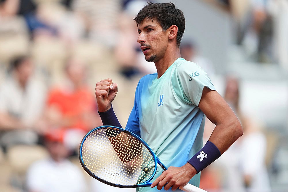 French Open Tennis 2025 fourth round match Tommy Paul vs Alexei Popyrin_5
