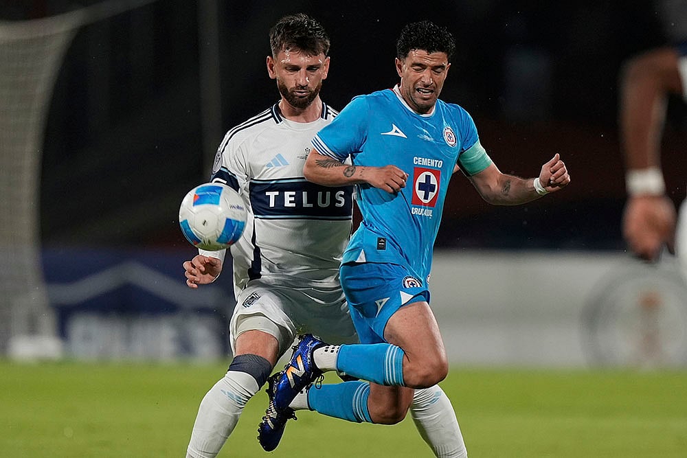 Mexico Canada Soccer CONCACAF Champions Cup Final Cruz Azul Vs Vancouver: Ignacio Rivero 