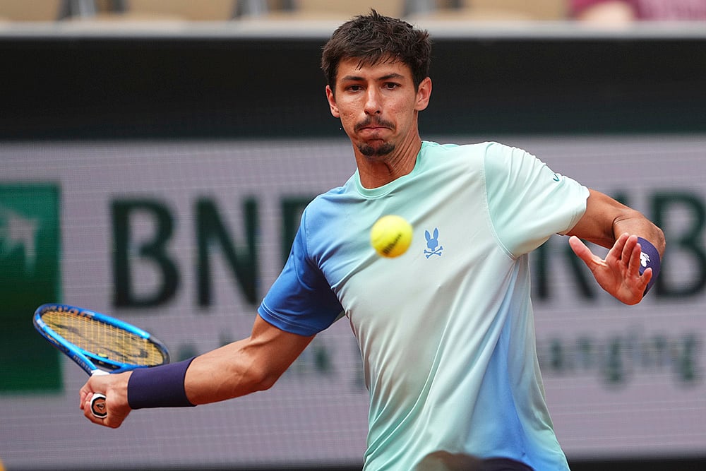 French Open Tennis 2025 fourth round match Tommy Paul vs Alexei Popyrin_8