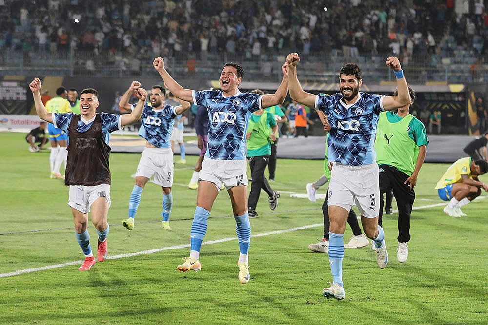 Egypt Soccer CAF Champions League Final Pyramids FC vs Mamelodi Sundowns: 2