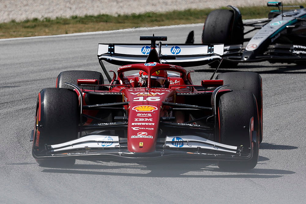 Spain F1 GP Auto Racing 2025, Spanish Grand Prix Formula One: Charles Leclerc 
