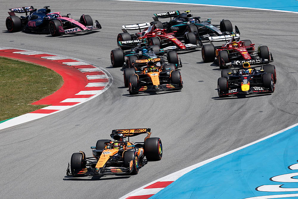 Spain F1 GP Auto Racing 2025, Spanish Grand Prix Formula One: Oscar Piastri