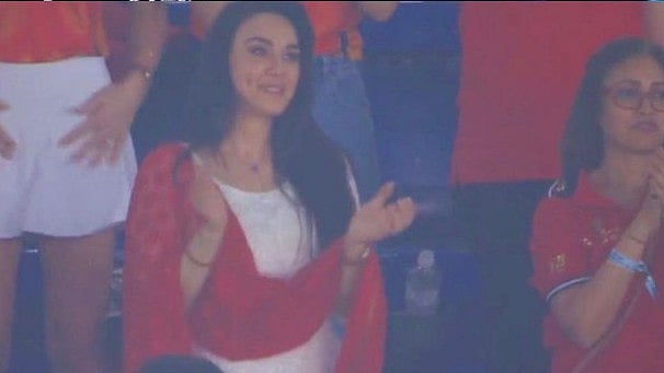 Priety Zinta, the co-owner of Punjab Kings - X